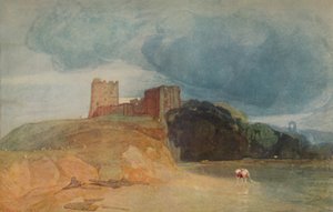 Schloss auf einem Hügel, 1923 von John Sell Cotman