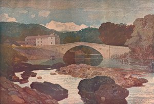 Greta Bridge, ca. 1807, 1911 von John Sell Cotman