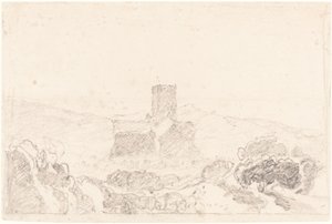 Landschaft mit Kirche