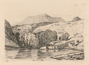 Liber Studiorum: Platte 15, Cader Iris, Nordwales, 1838