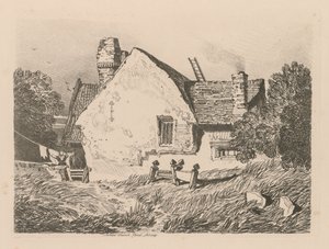 Liber Studiorum: Platte 39, Ansicht bei Ashdted, Surrey, 1838
