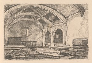 Liber Studiorum: Platte 42, Capel Carrig, Caernarvonshire, 1838 von John Sell Cotman