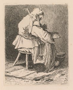 Liber Studiorum: Platte 44, Skizze nach Rembrandt, 1838 von John Sell Cotman