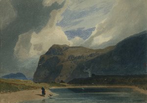 Bergszene in Wales, 1810