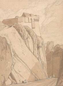 Teil der alten Befestigungen in Saint Lo, Normandie