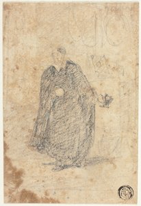Skizze eines stehenden Schauspielers von John Sell Cotman