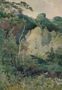 Bäume in der Nähe des Greta-Flusses, 19. Jahrhundert von John Sell Cotman