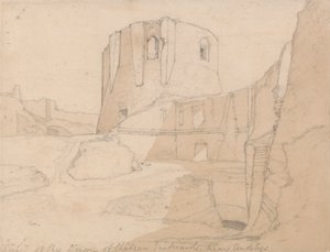 Ansicht des Donjons von Chateau Gaillard, bei Andelys, Normandie