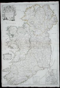 Karte von Irland von John Senex