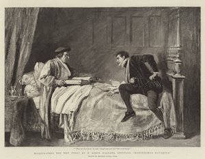 Illustration der neuen Geschichte von H. Rider Haggard, Montezumas Tochter von John Seymour Lucas
