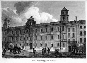 Northumberland House, Westminster, London, 1815
