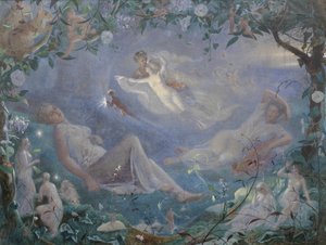 Szene aus Ein Sommernachtstraum, 1873