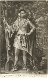 Sa Ga Yeath Qua Pieth Tow, König der Maquas von John Simon after John Verelst