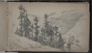 Alpenlandschaft, Zell am See, Österreich von John Singer Sargent