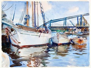 Boote vor Anker von John Singer Sargent