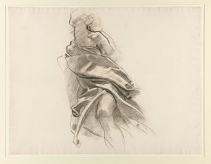 Detail der Draperie (Detail) von John Singer Sargent