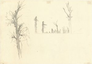 Verwüstete Bäume von John Singer Sargent