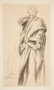 Drapierte stehende Figur
