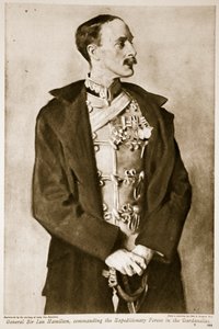 General Sir Ian Hamilton, Befehlshaber der Expeditionsstreitkräfte in den Dardanellen, 1914-19