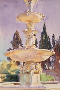 In einer Medici-Villa, ca. 1907