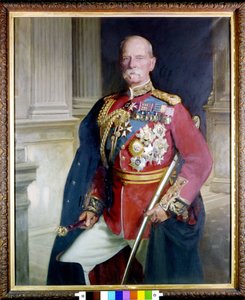 Porträt von General Sir Frederick Sleigh Roberts (1832-1914). Gemälde von John Singer Sargent (1906) London National Portrait Gallery von John Singer Sargent