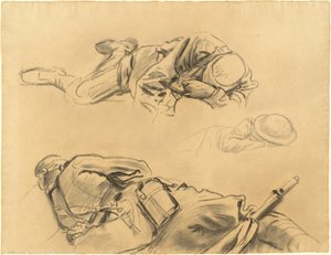 Studien für "Gassed" von John Singer Sargent