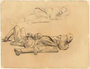 Studien für "Vergast" von John Singer Sargent