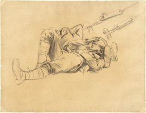Studien für "Gassed" [recto] von John Singer Sargent