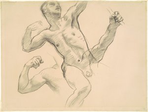 Studien von Achilles für "Chiron und Achilles"