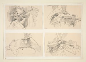 Studien von Cellini von John Singer Sargent