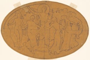 Studie für "Apollo und die Musen" von John Singer Sargent