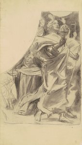 Studie für Triumph der Religion, ca. 1903-1916 von John Singer Sargent
