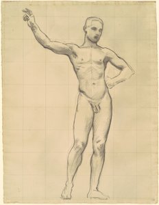 Studie von Apollo für "Apollo und die Musen" von John Singer Sargent
