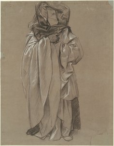 Studie von Ezechiel für "Fries der Propheten"