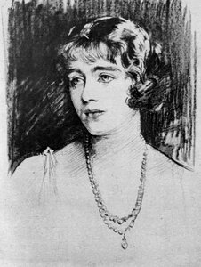 Studie von Lady Elizabeth Bowes-Lyon, 1923 von John Singer Sargent