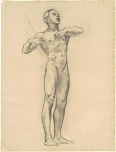 Studie von Orpheus für "Klassische und romantische Kunst" von John Singer Sargent