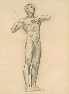 Studie von Orpheus für klassische und romantische Kunst, ca. 1921 von John Singer Sargent
