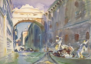 Die Seufzerbrücke, ca. 1905-08 von John Singer Sargent