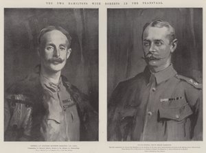 Die beiden Hamiltons mit Roberts im Transvaal von John Singer Sargent