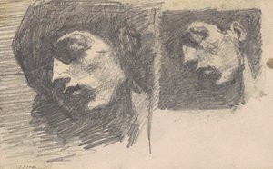 Zwei Köpfe, 1875-80 von John Singer Sargent