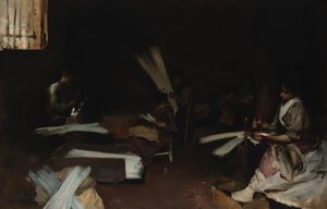 Venezianische Glasarbeiter von John Singer Sargent