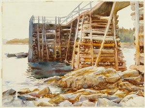 Kai bei Ironbound, 1922 von John Singer Sargent
