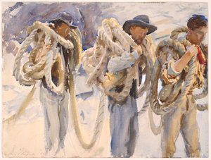 Arbeiter in Carrara von John Singer Sargent