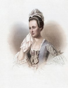 Dorothy Quincy Hancock Scott, Dorothy Quincy, Porträt (Farbstich) von John Singleton (after) Copley