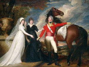 Oberst William Fitch und seine Schwestern Sarah und Ann Fitch, 1800-1801 von John Singleton Copley
