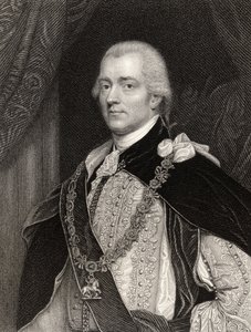 George John Spencer, 2. Earl Spencer, graviert von B. Holl (1808-84), aus 