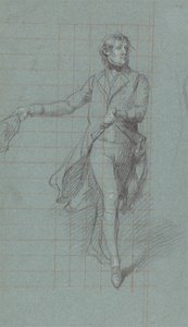 Studie für Captain William George Fairfax für das Gemälde "Der Sieg von Lord Duncan"