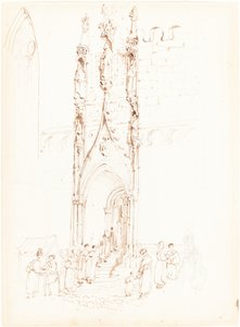 Ein gotischer Bogen von John Skinner Prout