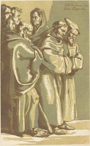 Eine Gruppe von Mönchen und eine Frau von John Skippe after Sir Peter Paul Rubens