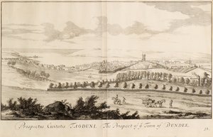 Die Aussicht auf die Stadt Dundee